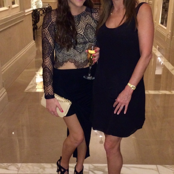 Black Lace Cop Top - Picture 4 of 4